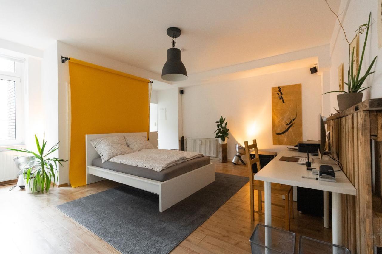 Altbau-Studio 230m² mit Wintergarten bis 10 Pers. Erfurt Buitenkant foto
