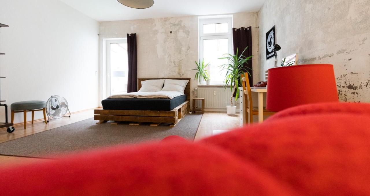 Altbau-Studio 230m² mit Wintergarten bis 10 Pers. Erfurt Buitenkant foto