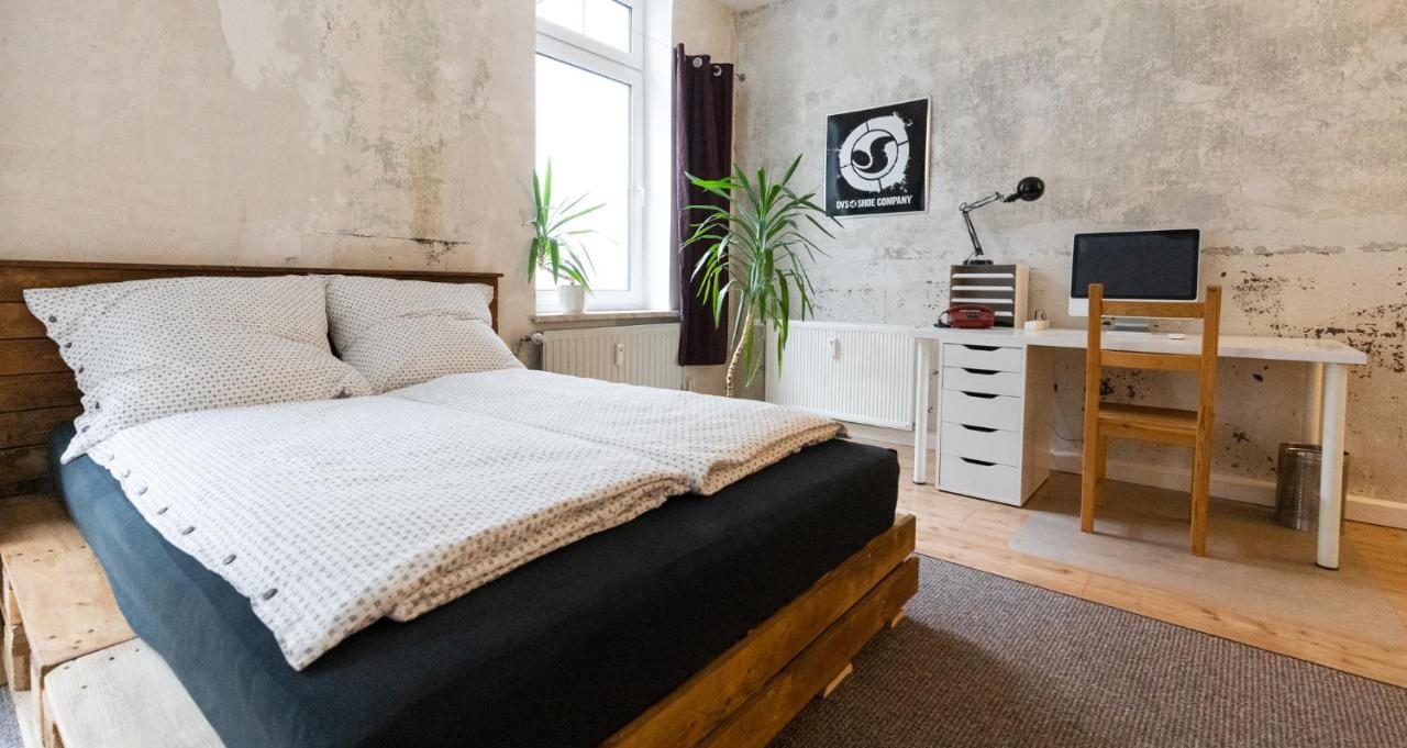 Altbau-Studio 230m² mit Wintergarten bis 10 Pers. Erfurt Buitenkant foto