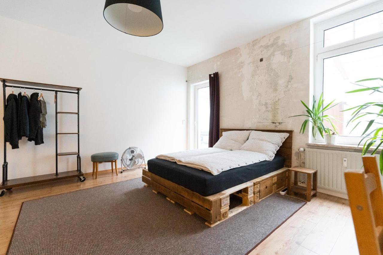 Altbau-Studio 230m² mit Wintergarten bis 10 Pers. Erfurt Buitenkant foto
