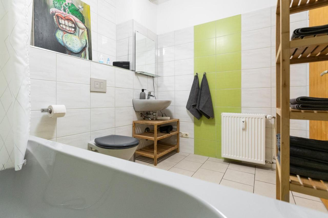 Altbau-Studio 230m² mit Wintergarten bis 10 Pers. Erfurt Buitenkant foto